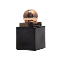 Flacon de parfum noir de 10ml 20ml 30ml Botella vaporisateur mini bouteilles de parfum exotiques en verre multicolores vides en stock maintenant échantillon