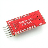 Adaptador USB a TTL con Módulo FT232RL Dedicado, Cable de Descarga con Interfaz Mini, Compatible con 33V y 5V, China