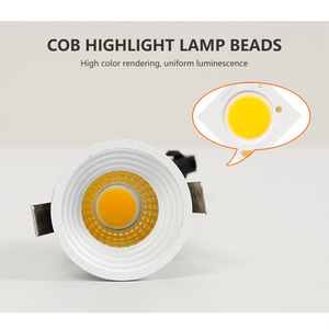 Giá Rẻ Chiếu Sáng Trong Nhà Chống Lóa Vòng Nhôm 3 Wát COB Lõm Led Trần Spotlight - Product Image 2