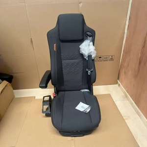 Assento de Suspensão Pneumática para Caminhão com Cinto de Segurança e Válvula de Pressão para Veículos Caminhão Box RHD - Product Image 2
