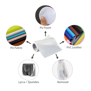 Lamina Para Bondear Pegamento Textiles Poliuretano para Textiles Tela Ropa Thermo Tpu Película adhesiva de fusión en caliente de alta elasticidad - Product Image 5
