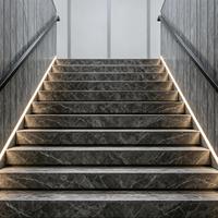 Marbre brun foncé élégant et raffiné, idéal pour les designs de sols de halls d'hôtels de luxe, les salles à manger de maisons de prestige et les revêtements de sol.