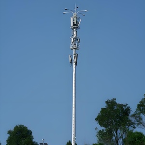 เสาส่งสัญญาณเหล็กแบบกำหนดความสูงได้สำหรับสถานีฐาน 5G รองรับ GSM WiFi - Product Image 2