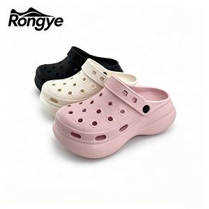 Zuecos de Plataforma EVA para Mujer <span class=keywords><strong>con</strong></span> Adornos Decorativos, Ligeros, Antideslizantes, Transpirables, Calzado Casual Fácil de Poner - Product Image 1