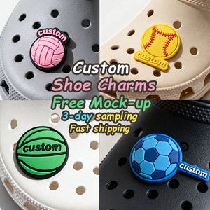 Venta al por Mayor de Dijes Luminosos de Bingo Populares para Zapatillas Unisex, Dijes de PVC para Zapatos con Logotipo Personalizado y Diseños a Granel - Product Image 4