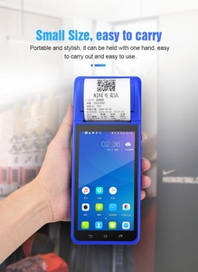 Android 8,1 OS pos terminal de mano con impresora térmica 58mm - Product Image 2