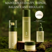 Coffret Rituel de Soin Centella Marque Blanche pour Démarrage, Kit Soin Visage Éclaircissant 4 Produits : Tonique, Lotion Cutanée, Sérum Essence Enrichi