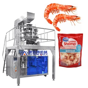 Automatic Premade Granule Doypack Bag Packing Shrimp Coffee Beans Peanut Cashew Nut Zipper Chips Packaging Machine