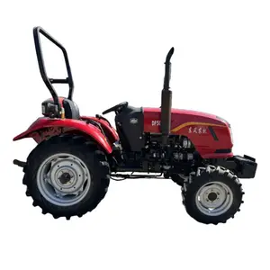 Dongfeng 504 d'occasion sans cabine tracteurs à chenilles 50 HP tondeuses à gazon tracteurs 4x4 tracteur agricole