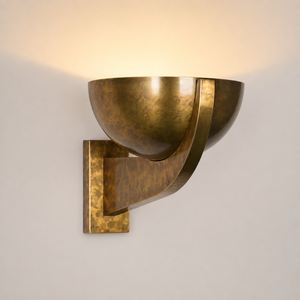 Luxury Hand Finished Brass <b>Wall</b> <b>Sconce</b> Sculptural Uplight Lamp for Hotel Villa Interior Architectural <b>Lighting</b> OEM ODM - Product Image 1