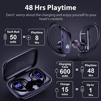 Auriculares Bluetooth T16 TWS con Gancho para la Oreja, HiFi, con Certificación CE, FCC y RoHS, para Compras en Línea en Alibaba, Auriculares Inalámbricos con Cancelación de Ruido