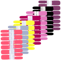 Bandes de vernis à ongles de couleur unie, 14 bandes, bandes de vernis à ongles réelles, enveloppes pour ongles
