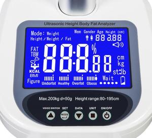 Hospital Household Adult Nonslip Ultrasonic Platform <strong>Scale</strong> Coin Operated Height Weight <strong>Scale</strong> 50g Accuracy Water Muscle <strong>Body</strong> Bone - Product Image 6