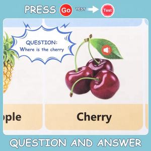 Livres sonores parlants avec plus de 470 mots Livres <span class=keywords><strong>audio</strong></span> électroniques interactifs pour les tout-petits - Product Image 5