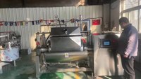 Mélangeur de cuisson automatique à moteur pour confiture de fruits, machine de cuisson sous vide pour la transformation de la viande et l'usage en boulangerie