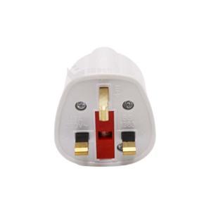 Enchufe europeo de 2 pines estilo Schuko para Reino Unido, adaptador de corriente de 3 pines para viaje - Product Image 2