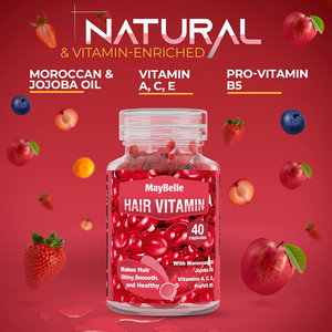 Diep Hydrateert Gladde Glans Arganolie Vitamine <span class=keywords><strong>Capsules</strong></span> Haar Essence Capsule Private Label - Product Image 6