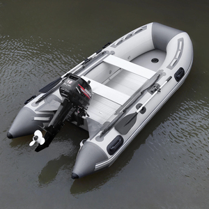 Gommone da Pesca Gonfiabile Grey Road <span class=keywords><strong>Ya</strong></span> in PVC 1.2mm con Fondo in Alluminio Ecologico - Product Image 1