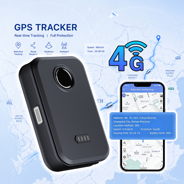 Wireless Rechargeable GPS Tracker for Vehicles and Logistics with Temperature Humidity Detection