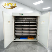 Incubateur industriel BeYou 5000 œufs, taux d'éclosion de 98 %, certifié CE, couveuse automatique pour volailles (poulets, canards), compatible solaire, 220V