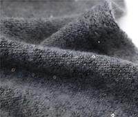 Hilo de terciopelo estrellado 1/11NM con lentejuelas, hilo acrílico teñido de fantasía, mezcla brillante, suave, cálido, de alta elasticidad, hilado en anillo, excelente hilo.