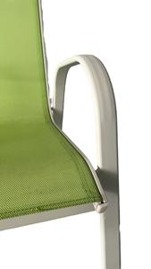 Chaise de <span class=keywords><strong>jardin</strong></span> en <span class=keywords><strong>aluminium</strong></span> avec siège imperméable en textilène empilable pour les banquets extérieurs Meubles de patio de plage - Product Image 4