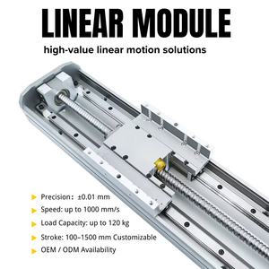 โมดูลแอคทูเอเตอร์แบบเส้นตรงแกนเดี่ยว PINSI พร้อมแท่นเลื่อนแบบบอลสกรูกึ่งปิดความแม่นยำสูง - Product Image 2