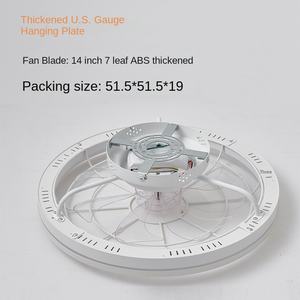 2025 Modern LED Fan lamba kapalı kullanım için 110V amerikan demir kafes tasarımı yatak odası oturma odası yemek odası için - Product Image 4