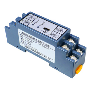 Transmisor de temperatura inteligente aislado para carril DIN, PT100 RTD 4-20mA, módulo transmisor integrado - Product Image 1