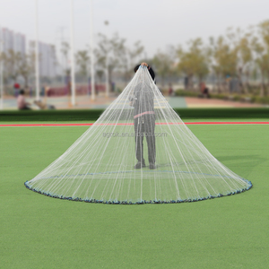 Đúc Lưới Đánh Cá 10ft <span class=keywords><strong>1</strong></span>/<span class=keywords><strong>4</strong></span> SQ <span class=keywords><strong>1</strong></span> inch lưới <span class=keywords><strong>1</strong></span>.25lb màu xanh phong cách Mỹ tay ném <span class=keywords><strong>Cast</strong></span> <span class=keywords><strong>Net</strong></span> chì Sinker đúc <span class=keywords><strong>Net</strong></span> - Product Image 2