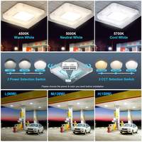 Éclairage LED pour auvent de station-service IP65, 150W, SMD LED encastré, lampes pour station-service, éclairage LED sous auvent