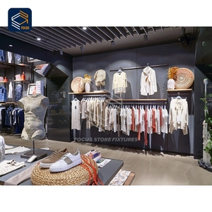 Dernière conception de rayonnages gondoles en matériaux recyclés pour magasins de vêtements – Fournisseur de solutions de vente au <span class=keywords><strong>d</strong></span>étail - Product Image 4