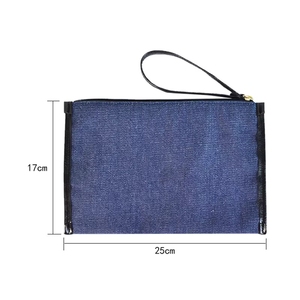 Custom PU Leather Envelope Clutch Bag Purse for Men Popular Black Custom Wholesale Evening Designer - Product Image 3