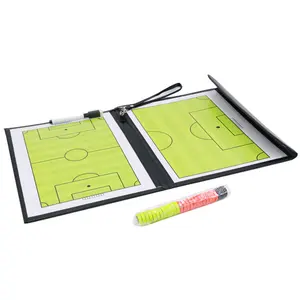 फ़ुटबॉल कोच बोर्ड फ़ुटबॉल बास्केटबॉल मैग्नेटिक कोचिंग टैक्टिक बोर्ड पेन के साथ