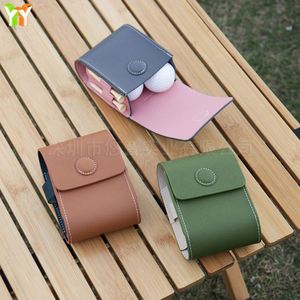 Estuche de Cuero para Telémetro de Golf, Bolsa de Cinturón, Clip de Colección, Portátil, con Soporte para Tees, para Hombre - Product Image 6
