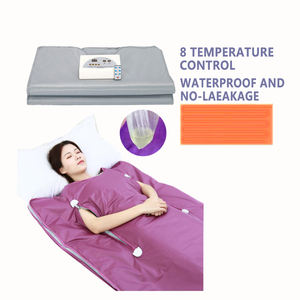 ผ้าห่มซาวน่าสีดำแบบพกพาสำหรับ2025ผ้าห่มระบายความร้อนสำหรับปรับรูปร่างแบบมืออาชีพผ้าห่มระบายความร้อนสำหรับดีท็อกซ์ร่างกายแบบจีน - Product Image 1