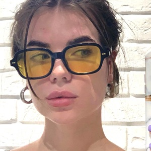 5033 Luxury Brand Custom Logo <b>Sunglasses</b> UV400 Protection Trendy Street Shoot Small <b>Square</b> Frame Women Retro - Product Image 3