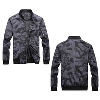 Blouson bomber bordeaux pour homme, coupe-vent, décontracté, fermeture éclair, col montant, coupe classique, pour l'automne, 100 % polyester