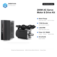 Moteur servo 200W pour l'automatisation de la fabrication, type broche, haute précision, réponse rapide, longue durée de vie