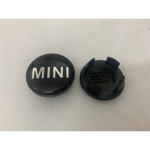 Mini-capsules de roue 54 mm noires en plastique avec logo pour remplacement BMW Mini - Product Image 1