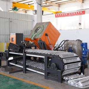 Horno de fusión de aluminio Máquina de fundición de lingotes Horno de crisol Maquinaria de metal y metalurgia Transportador de lingotes de latón 500KG - Product Image 1