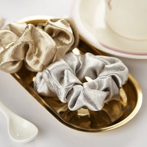 Großhandel Damen Mädchen Großhandel hellharter Scrunchi Venta Al Por Mayor Satin-Crunchies elastisches Haar Band Bindungen Haar Seiden-Satin-Scrunchies - Product Image 6