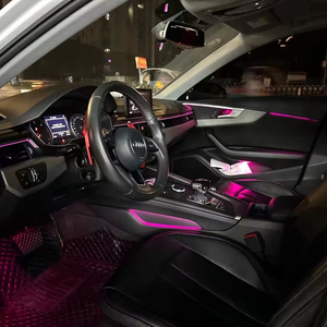 Convient pour 19-23 Audi A6 A7 C8 Lumières d'<span class=keywords><strong>ambiance</strong></span> intérieure Lampes de tableau de bord led rgb néon bande lumineuse d'<span class=keywords><strong>ambiance</strong></span> intérieure - Product Image 1