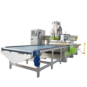 ATC cnc router solid wood engraving with 9kw furniture line making cnc router machine for sale
