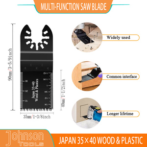 Phổ 35*40 mét dao động HCS Nhật Bản răng đa công cụ Blade Kit với trường hợp đối với gỗ nhựa - Product Image 4
