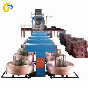 ChiPeng wire rod 8mm copper rod making machine horizontal continuous casting and rolling line