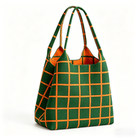 Sac de plage léger et durable, sac à main de voyage, grande capacité, sac fourre-tout en tricot pour le shopping, les voyages et le quotidien