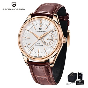 Montres-bracelets pour hommes PAGANI DESIGN PD-1689, quartz, luxe, verre saphir, montre de plongée pour hommes, étanche 200 m, date, horloge, montre de business - Product Image 1