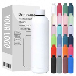 Bouteilles isothermes à double paroi avec logo personnalisé, 350 ml, 500 ml, petite ouverture, en acier inoxydable, bouteille d'eau de sport pour les voyages - Product Image 4