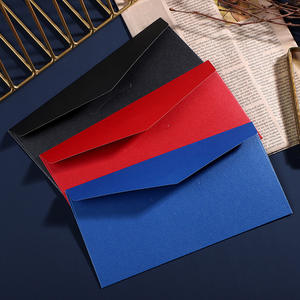 <span class=keywords><strong>Enveloppes</strong></span> d'invitation professionnelles rétro couleur unie personnalisée, style occidental, en carton offset, spécialité publicitaire - Product Image 4